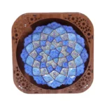 دیوارکوب میناکاری با جعبه چوبی سایز 20