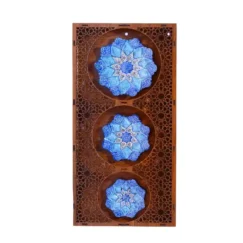 دیوارکوب میناکاری چوبی سنتی مشبک